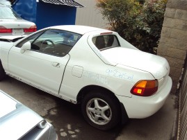 1995 HONDA DELSOL, 1.6L AUTO Si, COLOR WHITE, STK A15206